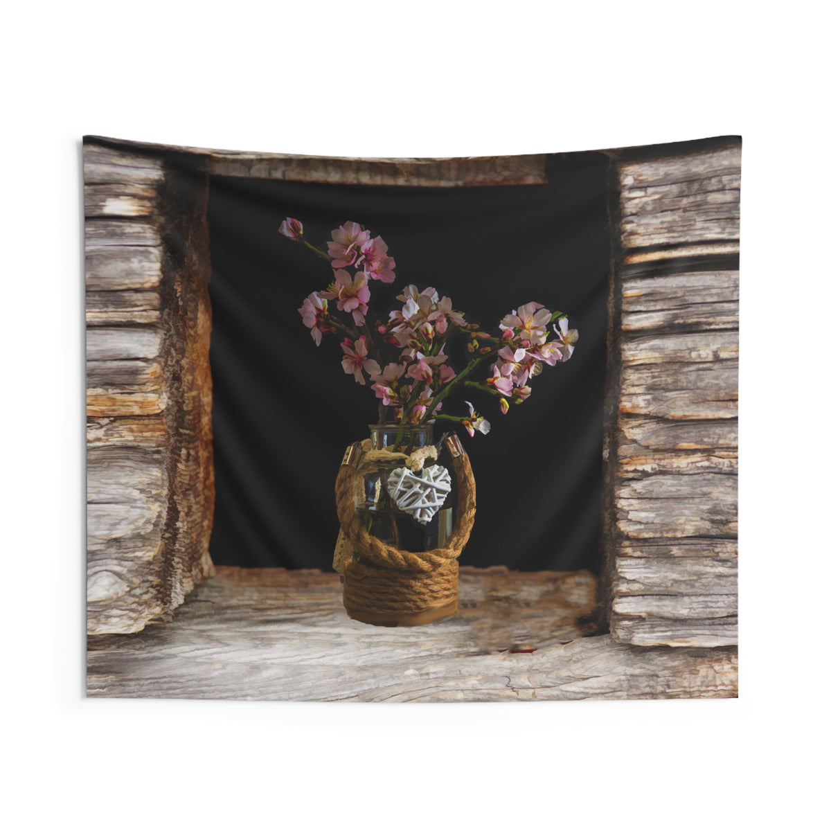 Flower Vase Vintage Tapestry