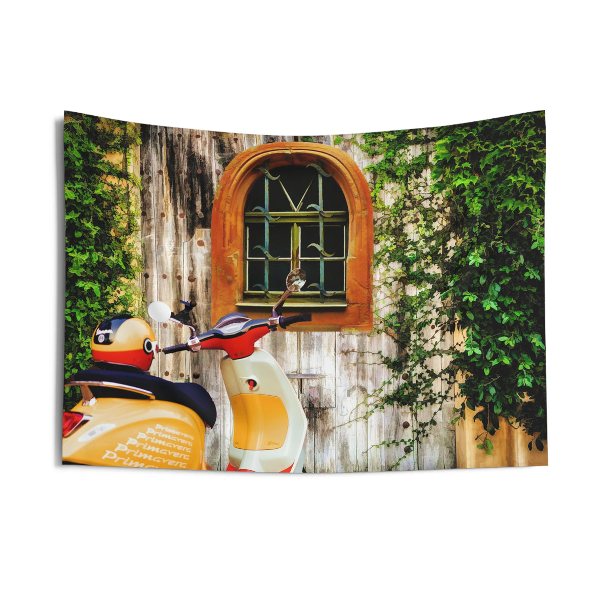 Vespa Scooter Tapestry
