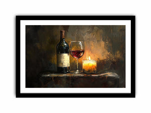 vintage Wine Art Print