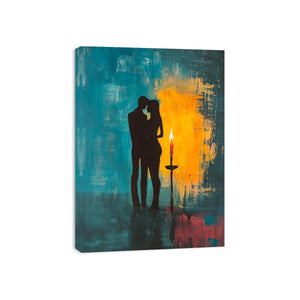 Candle Light 1 Canvas Print