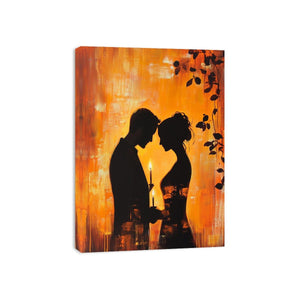 Candle Light 3 Canvas Print