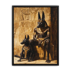The Anubis and Horous Painting