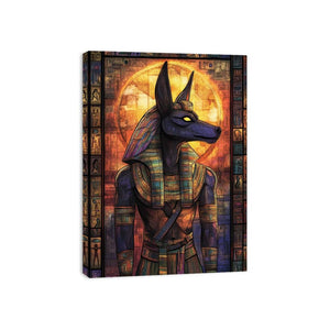 Egyptian Anubis Canvas Print