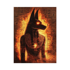 Egyptian Anubis lighted