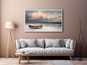 Boat on shore
