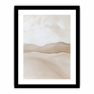 Neautral beach Art Print