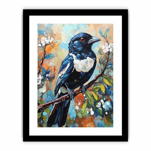 Australian Magpie Art Print