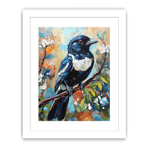 Australian Magpie Streched canvas