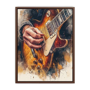 Guitar Playing Poster