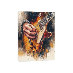 Guitar Playing Canvas Print