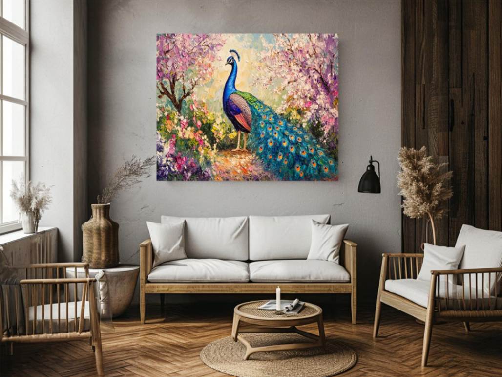 Magestic peacock