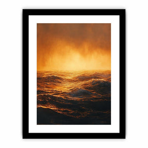 Ocean sunset Art Print