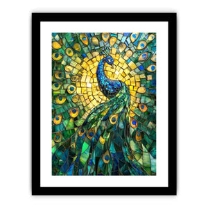 Mesmerizing peacock Art Print
