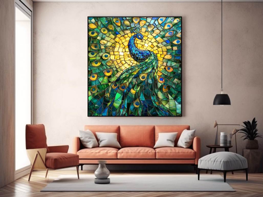 Mesmerizing peacock