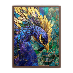 Mosaic peacock Poster