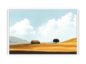 Decent Landscape Framed Print
