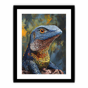 Goanna (Monitor Lizard) Art Print
