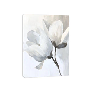 White Petals Canvas Print