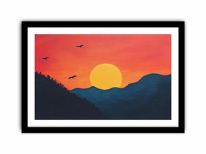 sundown Art Print