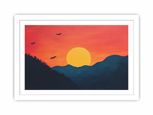 sundown Streched canvas