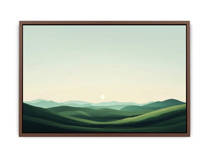 Green landscape Poster