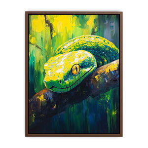 Green Tree Python Poster