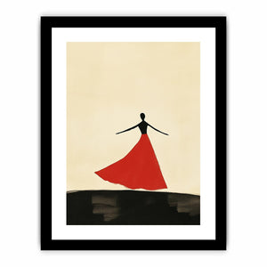 She danced Art Print