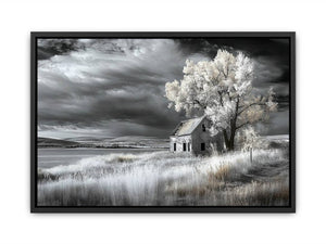 monochrome Barn Painting