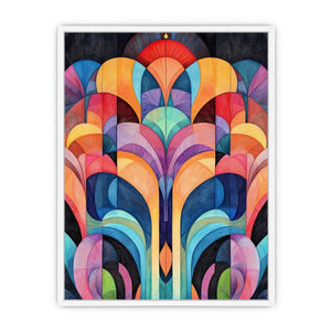 Symphony of Lines Framed Print