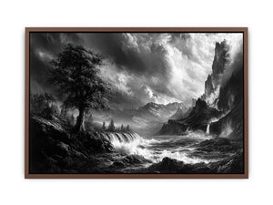 Monochrome Landscape Poster