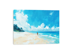 beach walk 21 Canvas Print