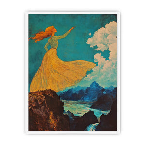 Skyward Soul Framed Print