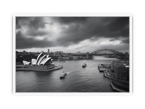Sydney Skyline Framed Print