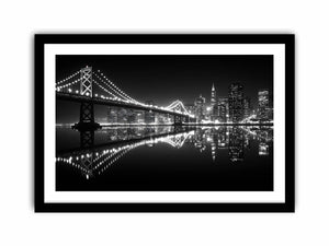 San Francisco Monochrome Art Print