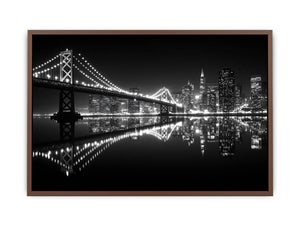 San Francisco Monochrome Poster