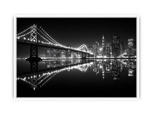 San Francisco Monochrome Framed Print