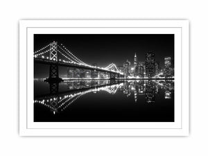 San Francisco Monochrome Streched canvas