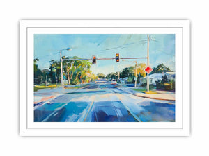 Emerald Serenity Streched canvas