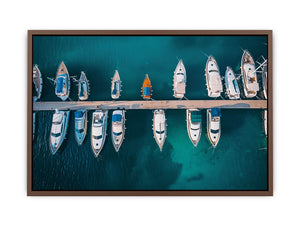 Sailing Silhouettes Poster