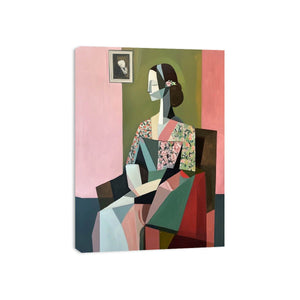 Cubist Whispers Canvas Print