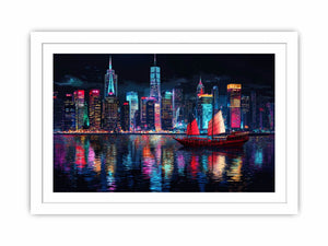 Iconic Skyline Streched canvas