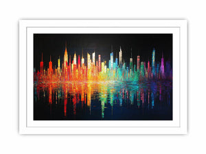 Midnight Glow Streched canvas