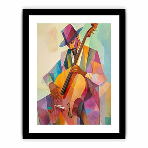 Cubist Serenade Art Print