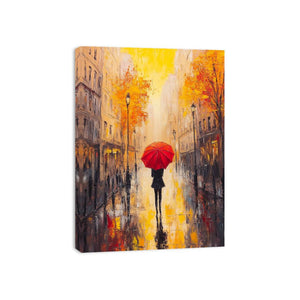 Midnight Stroll In Paris Canvas Print