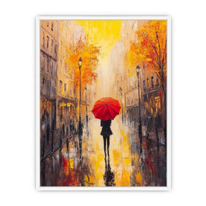 Midnight Stroll In Paris Framed Print