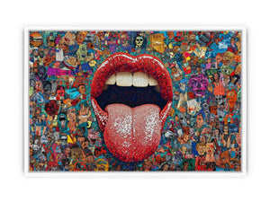 Ink Of The Streets Framed Print