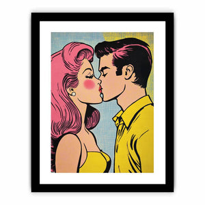 Electric Smooch Art Print