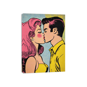Electric Smooch Canvas Print