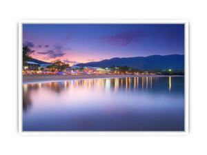 Coastal Town Framed Print