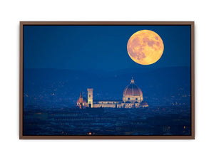 Moon Over Florance Poster